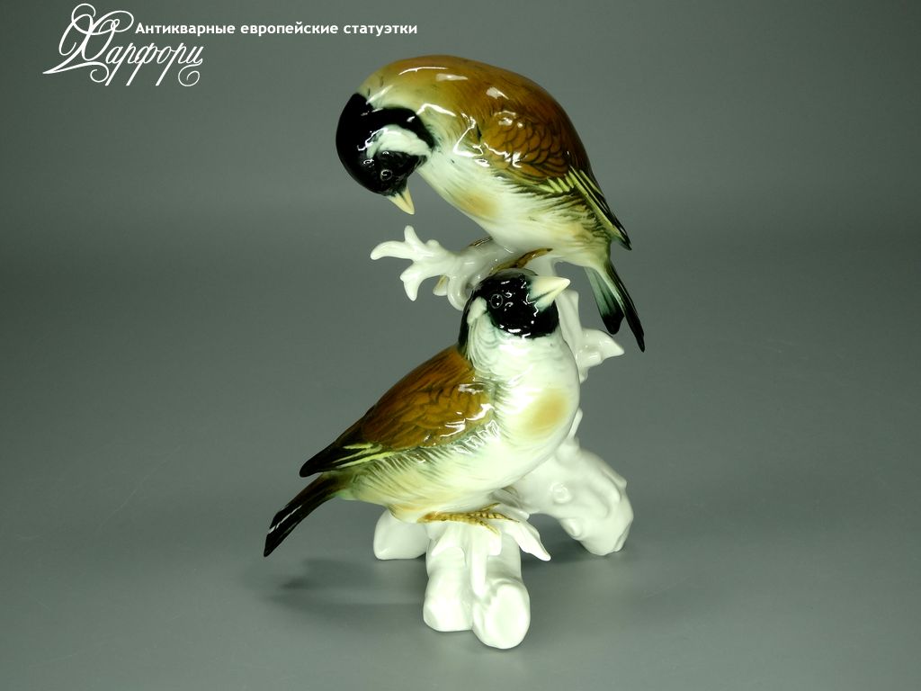 Купить фарфоровую статуэтку KARL ENS Пара щеглов